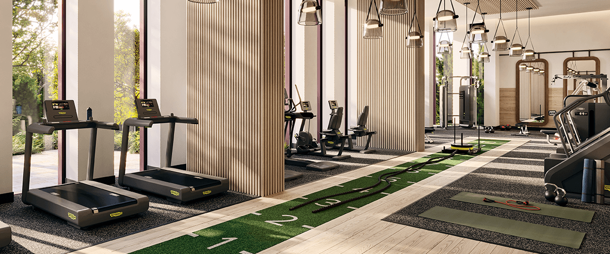 设备先进的健身房